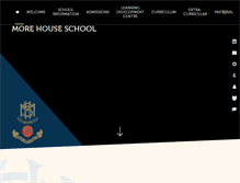 Tablet Screenshot of morehouseschool.co.uk
